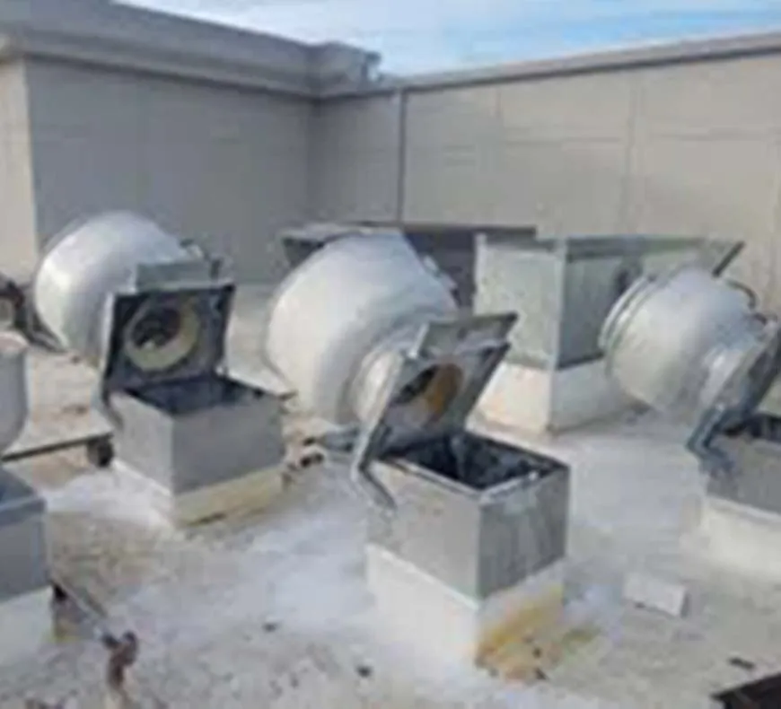 Exhaust fan hinge kit installation